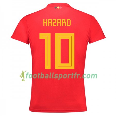 Tenue Belgique Hazard 10 Féminine Domicile Coupe du monde 2018 Maillot de Foot